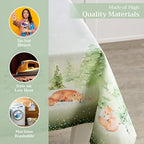 Maison d' Hermine Table Cloth Rectangle Table Reusable 100% Cotton 60"x120" - Image 3