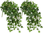 Hollyone 2pcs Artificial Hanging Plants 24" Fake Ivy Vine Faux Ivy Leaves Hanging Plant Greenery for Wall House Room Patio Indoor Outdoor Home Shelf Office Wedding Decor by Hollyone