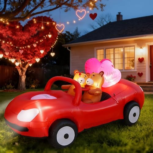 Lewondr 7.5FT Valentine's Day Inflatable Outdoor Decorations by Lewondr