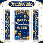 3 Pcs Lighted Happy Housekeeping Week Hanging Banner with LED Lights - Image 2