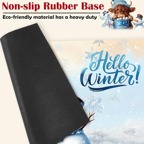 Nuanchu 12 Pack Seasonal Doormat Inserts, 10x22 in, Interchangeable, Cow - Image 4