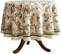 ISAENNE Designer Vintage Elegant Round Tablecloth,Diameter 55" by Isaennehomedecoration