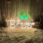 Tis The Season Holly Leaf Neon Sign, Custom Christmas Winter Season LED Neon Light, Home Wall Decor, Thanksgiving Xmas Holiday Party Decor Christmas Gift - Image 2