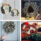 25 Pieces 4.72 Inch Natural Grapevine Wreath, Small Grapevine Wreaths, Vine Branch Wreath, for Christmas, Weddings, DIY Crafts, Parties and Festive Holiday Ornaments - Image 7