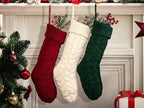 Fesciory 18 Inch Christmas Stockings, 10 Pack Large Cable Knit Xmas Decor - Image 4