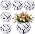 LemonRoad 6 Pcs Volleyball Vase Centerpiece for Table, 3.93 x 3.93 x 3.15'' by Unknown