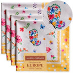Maison d' Hermine Cloth Napkins Set of 4 Reusable 100% Cotton (20" x 20") by MaisondHermine