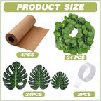 2 Set Jungle Theme Party Decoration Vine for Classroom,Retro - Image 3