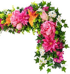 Balsam Hill Outdoor Radiant Peony Spring & Summer Garland - 6' Premium UV-Protected Artificial Floral Garland for Porch, Railing, & Outdoor Spring Decor by BalsamHill