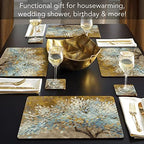 Cala Home Thousand Lifetimes Boxed Set of 4 Premium Hardboard Placemats - Image 2