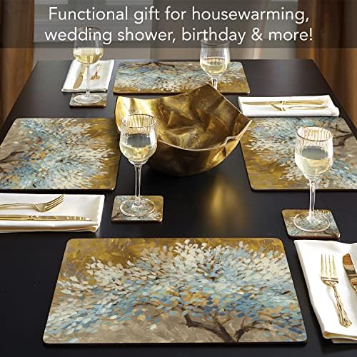 Cala Home Thousand Lifetimes Boxed Set of 4 Premium Hardboard Placemats - Image 2