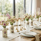 6 Pcs Ceramic Small Vintage Vase Rustic Farmhouse Vase Set - Image 5