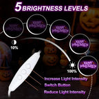 Happy Halloween Neon Sign, Purple LED Wall Light 16.7x8.3 Inch - Image 3