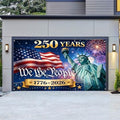 American 250th Birthday Garage Door Cover Decorations, 4th of July Photograph Backdrop America USA Banner 250th Anniversary Garage Door for Independence Day Patriotic Party Outdoor Decor Banners (G) by Unknown