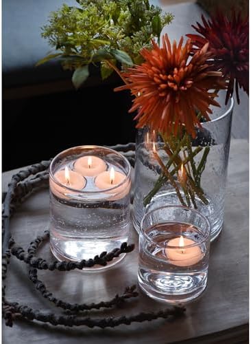 Glass Candle Holders Set 3,Clear Bubbles Cylinder 8/5/3 Inch - Image 5