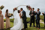 Wedding Arch Flowers 30 Inch Rustic Artificial Floral Swag Decor - Image 4