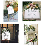 Wedding Arch Flowers 30 Inch Rustic Artificial Floral Swag Decor - Image 6