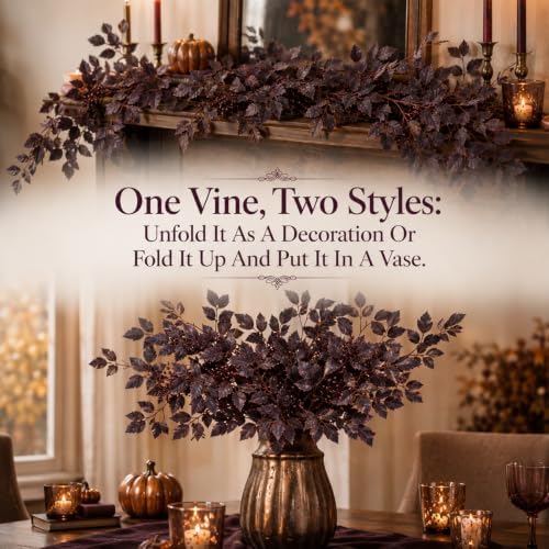 2 Pack 6 Ft Fall Garlands, Fall Decorations for Home - Image 5