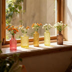 Colored Glass Vases Bulk 32 Pcs - Assorted Vintage Bud Vases - Image 5