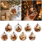 Glowing Christmas Story Ornaments, 8-Piece Light Up Mini Scene Set (Set G) - Image 3