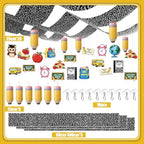 68 Pcs Back to School Pencil Decoration for Classroom Hanging - Image 2