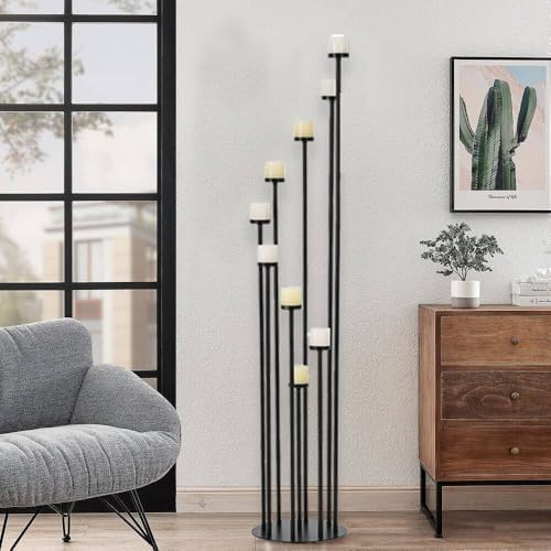 4pcs 9-Arm Floor Candelabra, Candle Holder for Home Decor - Image 5