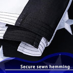 Thin Blue Line Flag 4x6 ft Deluxe Super Tough Series, Heavy Duty Spun Polyester, Back Police Flag High Wind, Durable Blue American Law Enforcement Flags for Outdoor Outside - Image 4