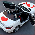 Fuutreo 26 Pcs Valentine's Day Garage Door Magnets 12/8/6/4 Inch Glow in the Dark Red Heart Garage Door Decorations Refrigerator Magnetic Car Stickers for Valentine's Day Wedding Party Supplies - Image 5