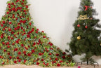 Artificial Flower Garland 2pcs 5.4ft Floral Peony Vine Decor, Red Flower - Image 5