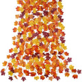 CQURE 12 Pack Fall Garland, Total 95Ft Artificial Autumn Maple Leaves Garland Hanging Vines, Thanksgiving Halloween Harvest Decor for Fireplace Mantle Table Indoor Outdoor by CQURE