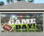 Football Themed Garage Door Cover Banner Decorations, Football Field Outdoor Car Garage Door Murals Buddy Decorations 13 X 6 Ft - Image 2