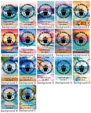 Personalized Custom I love it When We're Cruising Together Magnetic Cruise Door Sign Banner, Large Ship Door Decoration for Stateroom, Vacation, Birthday, Anniversary, Holiday, Flag Magnet - Image 2