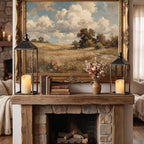 17" 13" Vintage Farmhouse Decorative Lanterns Indoor Outdoor with Candles - Image 3