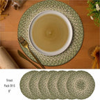 Homespice Grassland Braided Trivets for Rustic Decor, Round 8" Set of 6 - Image 2