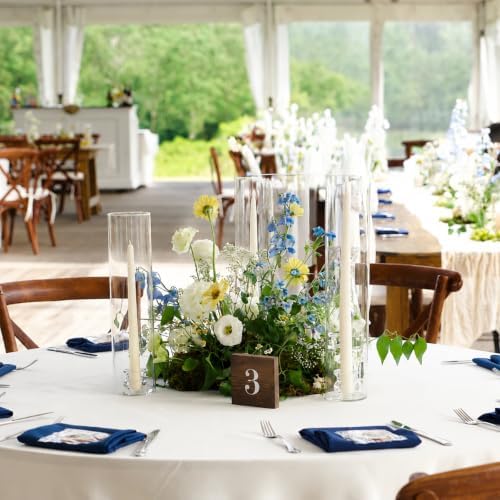 Volens Hurricane Glass Candle Holders- Set of 36 Candlestick Holders 14" H - Image 5
