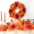 20 Inch Fall Wreaths for Front Door, Fall Decorations for Home - Image 4
