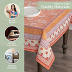 Maison d' Hermine Table Cloth Square Table Reusable 100% Cotton 54"x54" - Image 3