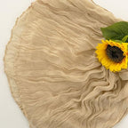 12Pack Beige Cheesecloth Table Runner 20x120inch Gauze Table Runners - Image 5