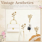 4 Pack Vintage Bird Hooks for Wall Decorative Hooks,5.5 to 6.1 in - Image 5