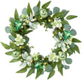 Valery Madelyn Collapsible St. Patrick's Day Door Wreath with Light, Spring Wreath with Shamrock Clover Ornaments for Table Centerpiece, Prefect Gift and Decoration for Irish Festival Party-24'' by ValeryMadelyn