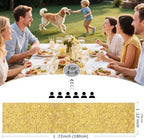 10 Packs 12 x 72 inches Gold Sequin Table Runner - Image 4
