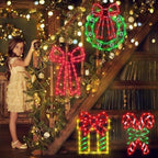 TRWYMZ Christmas Decorations - 16" Christmas Window Silhouette Lights - Image 6