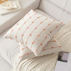 YEENAASY Boho Throw Pillow Covers 24x24 Set of 2 Farmhouse Pillow Cases - Image 2