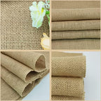 10 Pack Natural Burlap Table Runners,12 x 72 Inch Rustic Jute Table Runner and Placemats Bulk for Western Wedding Table Decorations,Farmhouse Style Party,Holiday,Kitchen Table Decor - Image 5
