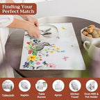 Maison d' Hermine Placemats Set of 4 Reusable 100% Cotton (13"x19") - Image 4