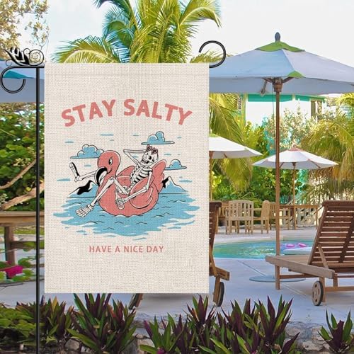 Seasonal Garden Flags Funny Seasonal Double Sided Flags Set of 11 Holiday Farmhouse Indoor Christams Gifts Outdoor Yard Lawn Decorations 12.5x18 Inch - Image 5