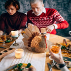 Kajaia Thanksgiving Turkey Decor for Table Centerpiece 7.1" Tall - Image 5