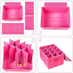 Wine Glass Storage Box, Stemware Storage Containers Cases with Dividers - Image 6