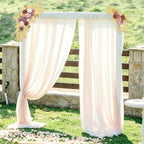 Gold Wedding Arch Flowers Decor Set of 2 - Image 3