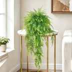 4Pcs Fake Hanging Plants, 32" Artificial Plants Greenery Boston Ferns Vines - Image 3